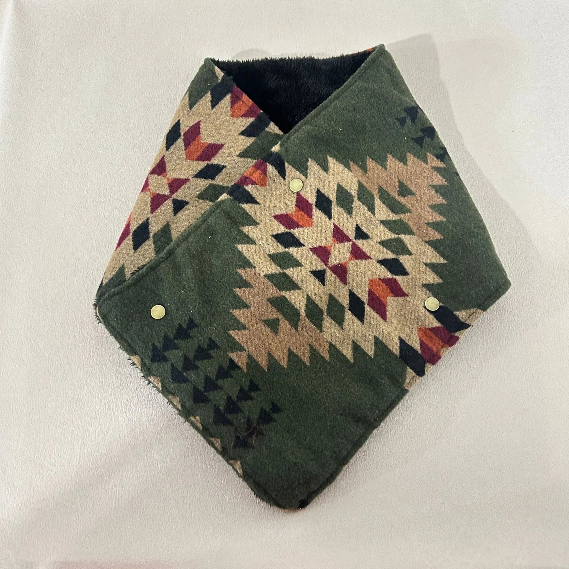 Western Cowboy Aztec Warm Neck Hood