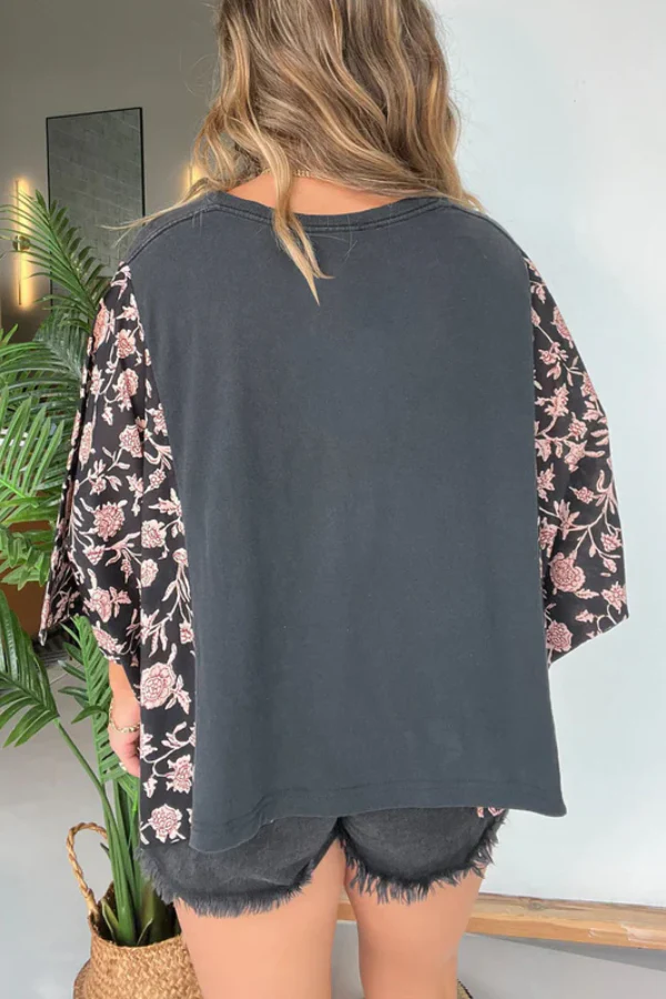 Mix & Match Tee Black（No Patch）